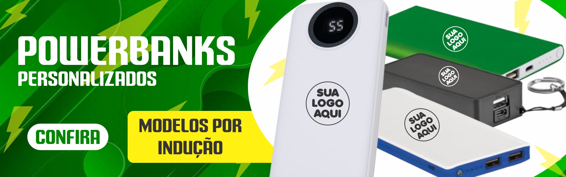 Carregadores PowerBanks Personalizados