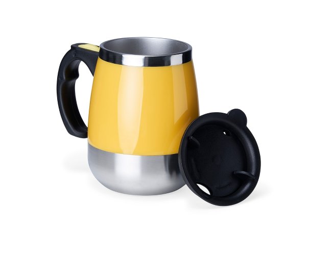 Caneca Isotérmica Inox 350ml com Misturador 12458